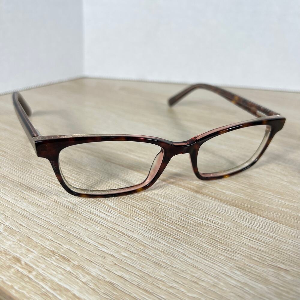 Christian Siriano TPNKG Eyeglasses Tortoise Frames Only 52-19-140 Excellent Cond